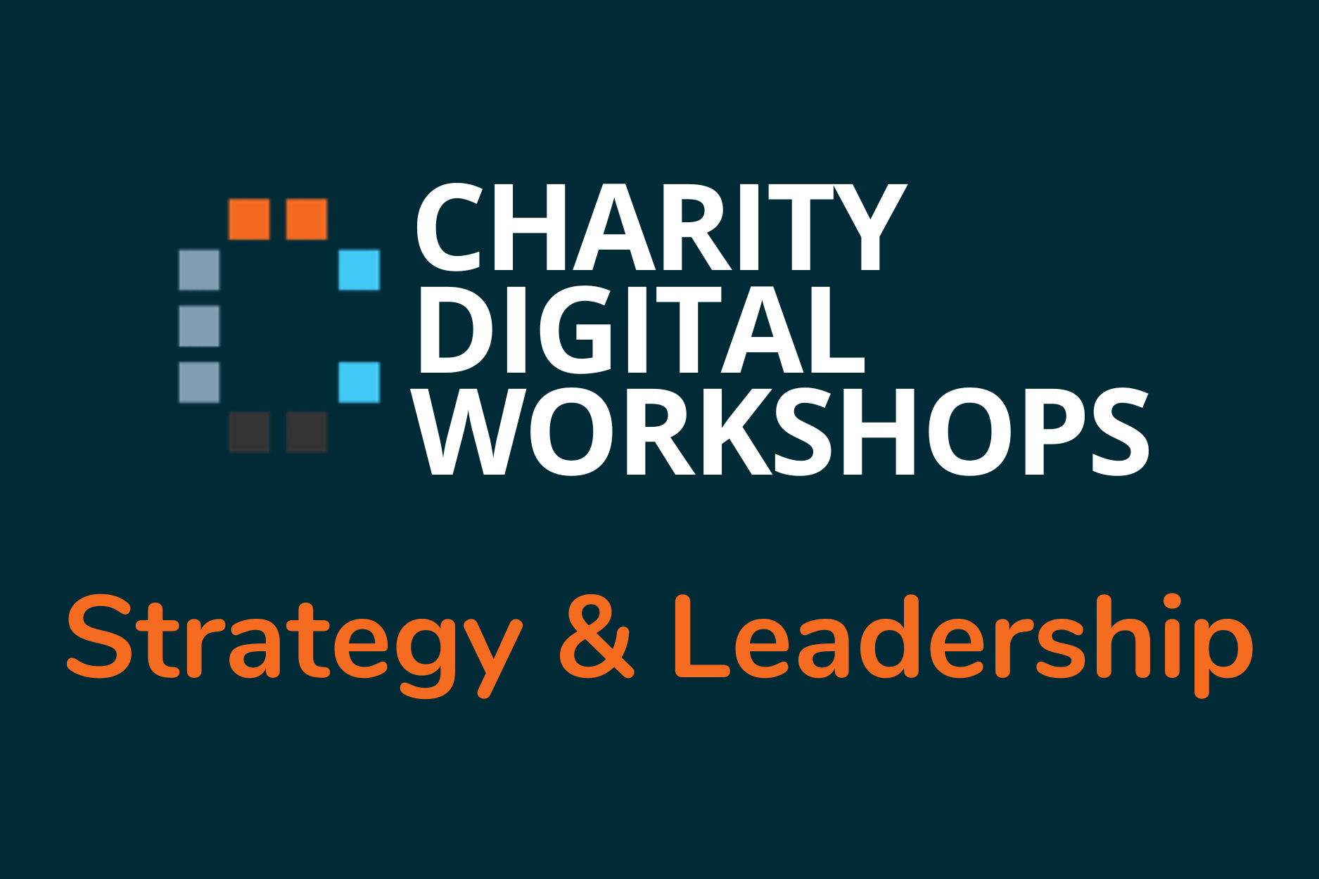 Charity Digital Workshops: Strategy & Leadership