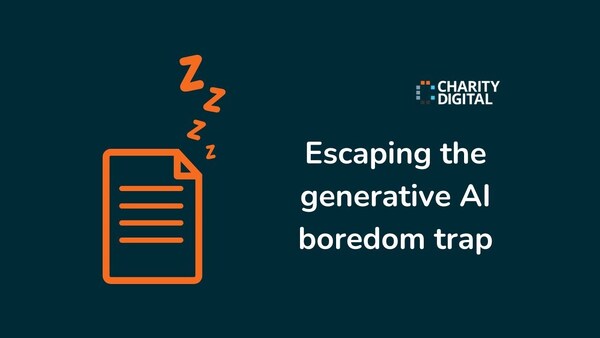 Escaping the generative AI boredom trap