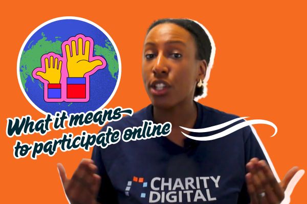 What does it mean to participate online?
